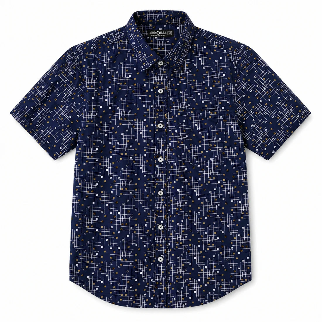 Geometric Pattern-Blue