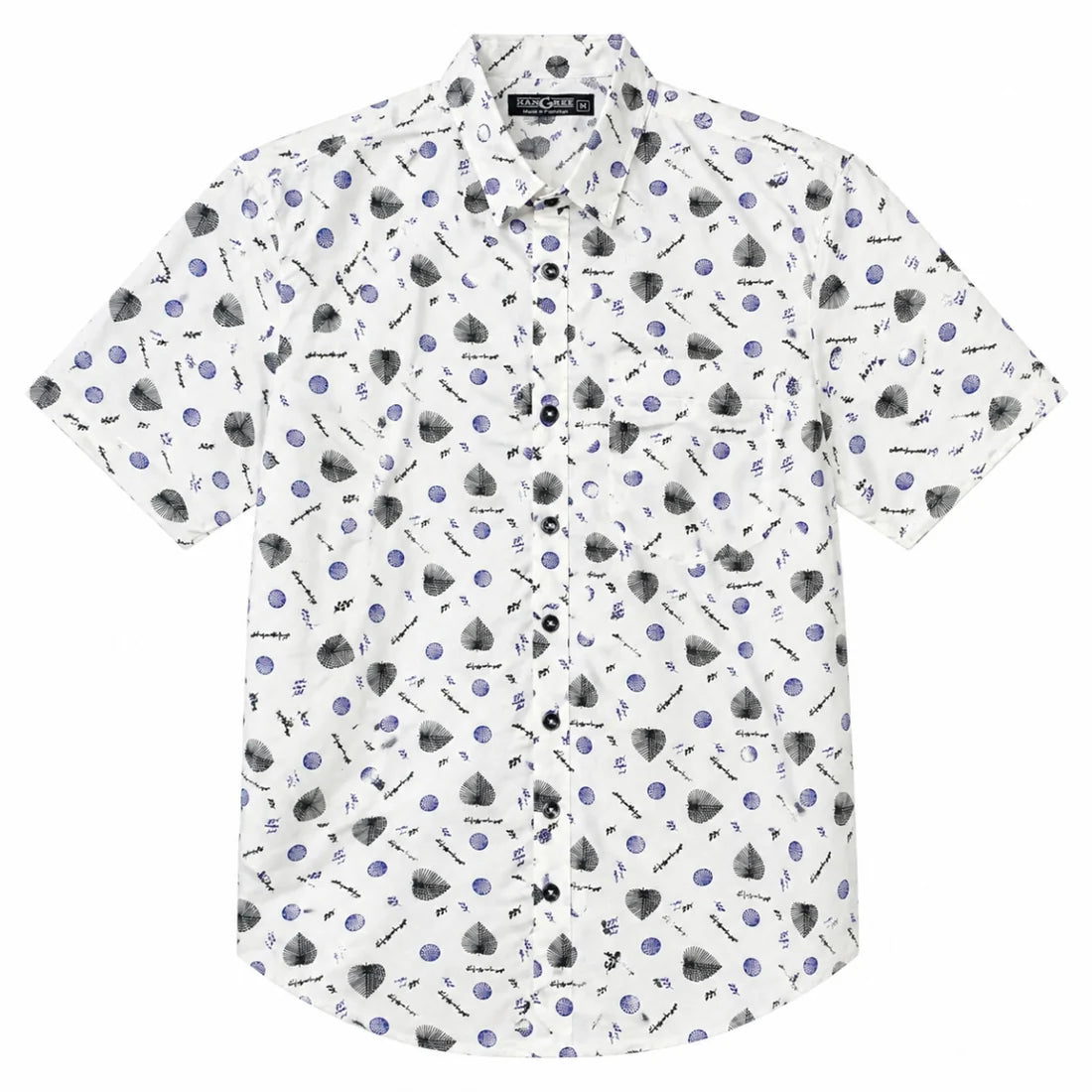 Geometric Pattern-White