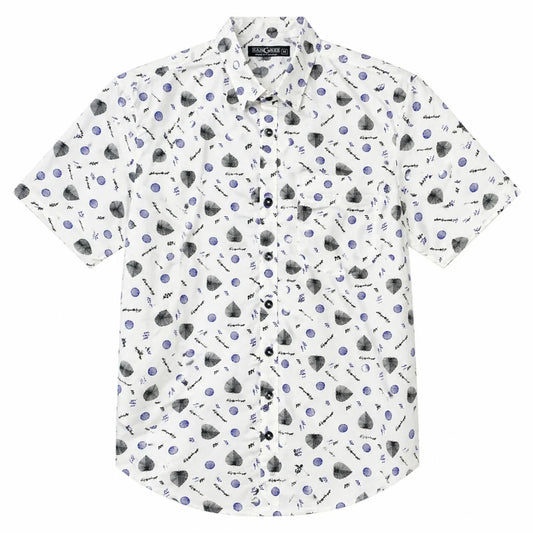 Geometric Pattern-White